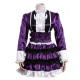 League of Legends Goth Annie Purple Dress Cosplay Costume 2