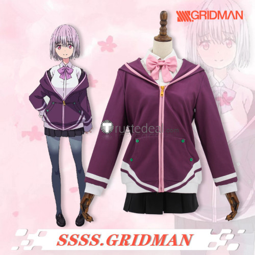 SSSS.Gridman Akane Shinjo Purple Black Cosplay Costume