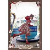 Infanta Elegant Rabbit Poker Short Sleeves Lolita Dress