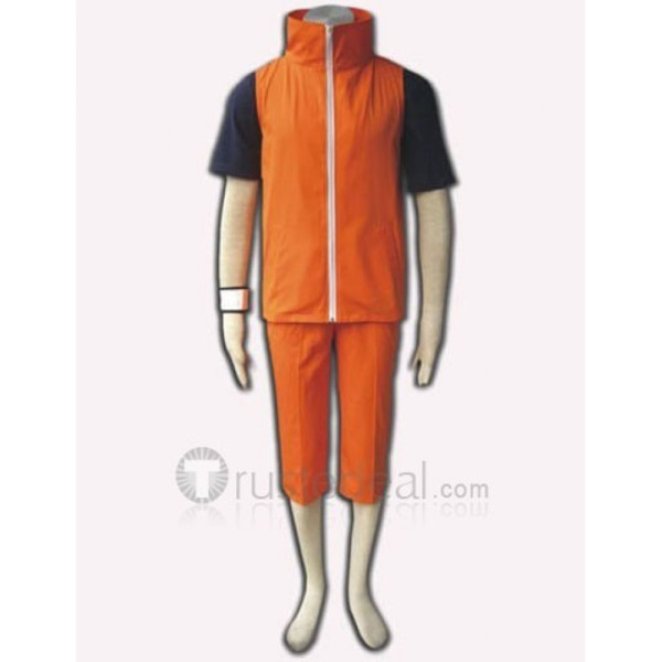 Naruto Shippuden Uzumaki Naruto Adult Cosplay Costume