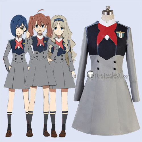 Darling in the Franxx Miku Ichigo Kokoro Ikuno Pilots Female Uniform Cosplay Costume