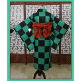 Kimetsu no Yaiba Demon Slayer District Arc Tanjiro kamado Zenitsu Agatsuma Inosuke Hashibira Female Version Kimono Cosplay Costumes