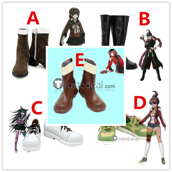 Danganronpa Gundam Tanaka Aoi Asahina Maki Harukawa Ibuki Mioda Cosplay Shoes Boots