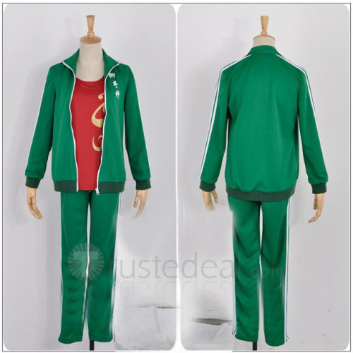 Touken Ranbu Otegine Green Sports Uniform Cosplay Costume
