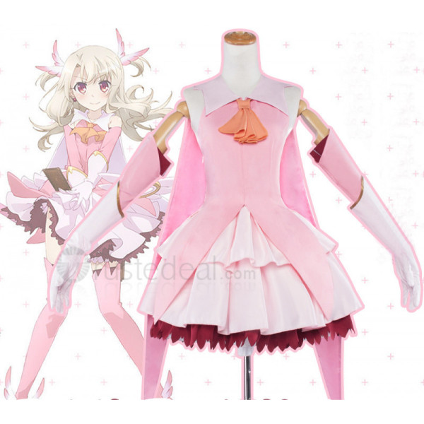 Fate kaleid liner Prisma Illya Illyasviel von Einzbern Pink Cosplay Costume