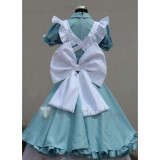 Gintama Kagura Alice Version Blue Maid Cosplay Dress