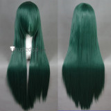 YuGiOh Carly Nagisa Long Dark Green Cosplay Wig