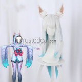 League of Legends LOL Spirit Blossom Ahri Kindred cassiopeia Pink White Blue Purple Cosplay Wig