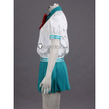 Full Metal Panic! Kaname Chidori White Green Summer Uniform Cosplay Costume