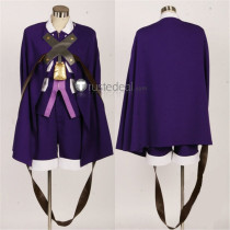 BLAZBLUE Carl Clover Purple Cosplay Costume