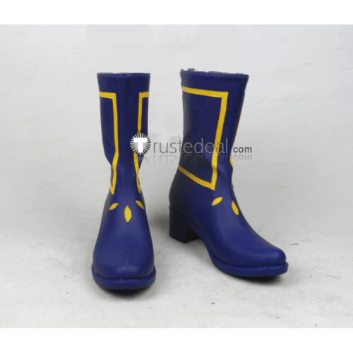 Touken Ranbu Ichigo Hitofuri Genderbend Female Blue Cosplay Boots Shoes