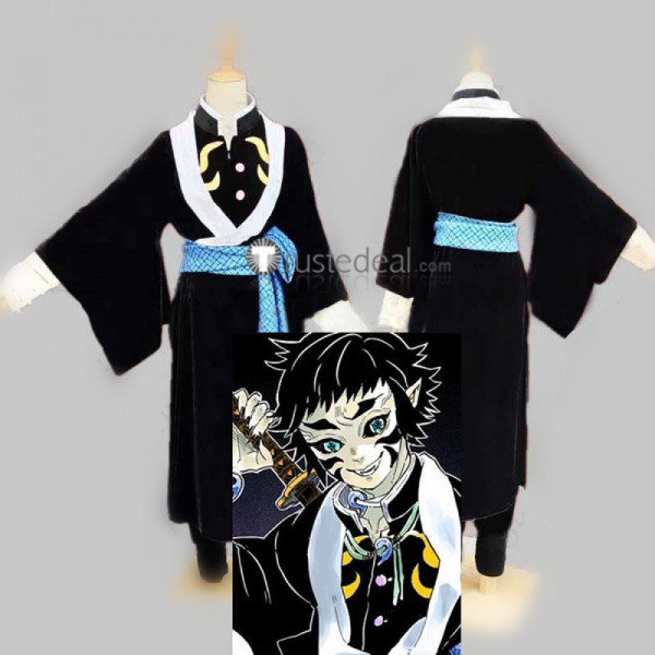 Demon Slayer Kimetsu no Yaiba Upper Moon Six kaigaku Kimono Cosplay Costume