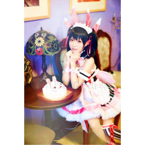 Love Live Valentines Day Nico Yazawa Maid Cosplay Costume