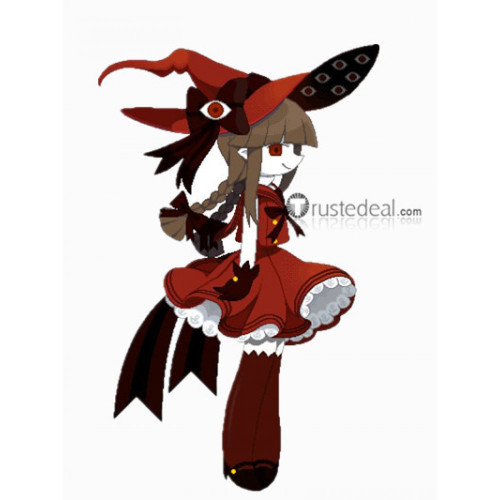 Wadanohara and the Great Blue Sea Wadanohara Red Sea Witch Outfit Cosplay Costume