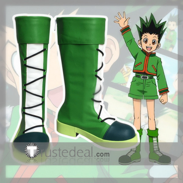 Hunter X Hunter Gon Freecss Green Cosplay Shoes Boots