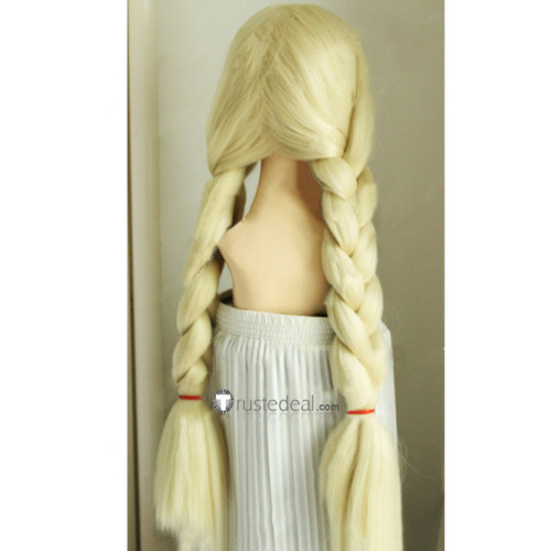 Disney Blonde Braid Cosplay Wig