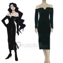 FullMetal Alchemist Lust Black Dress Cosplay Costume