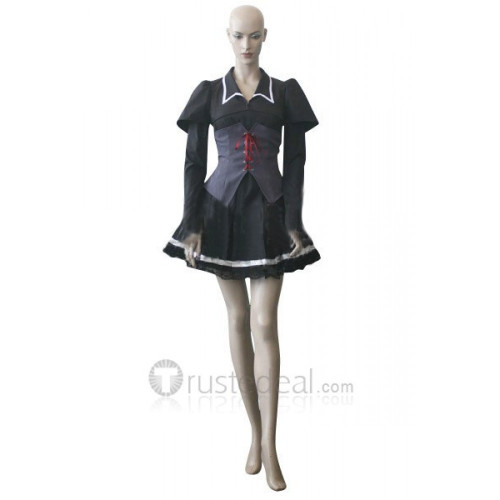 Shugo Chara Utau Hoshina Black Cosplay Costume