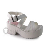 Girls White Lolita Sandals