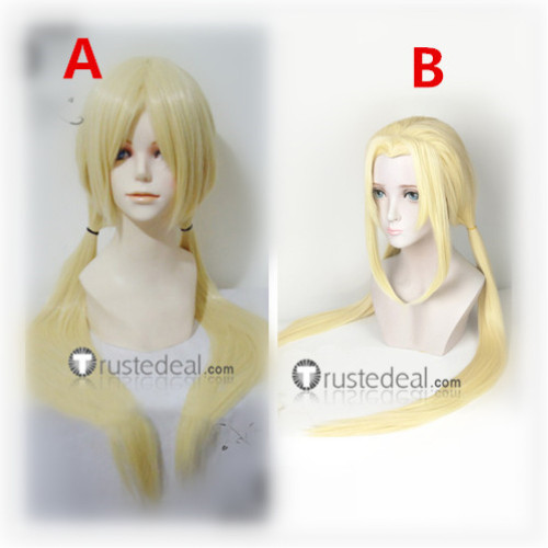 Naruto Tsunade Light Blonde Cosplay Wigs