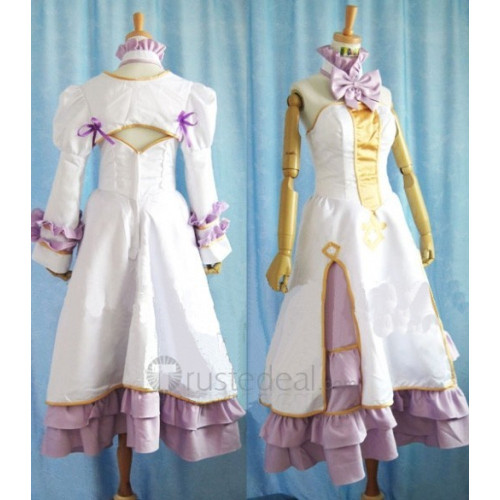 Pandora Hearts B-rabbit Alice White Purple Cosplay Costume