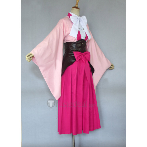Koutetsujou no Kabaneri Ayame Pink Kimono Cosplay Costume