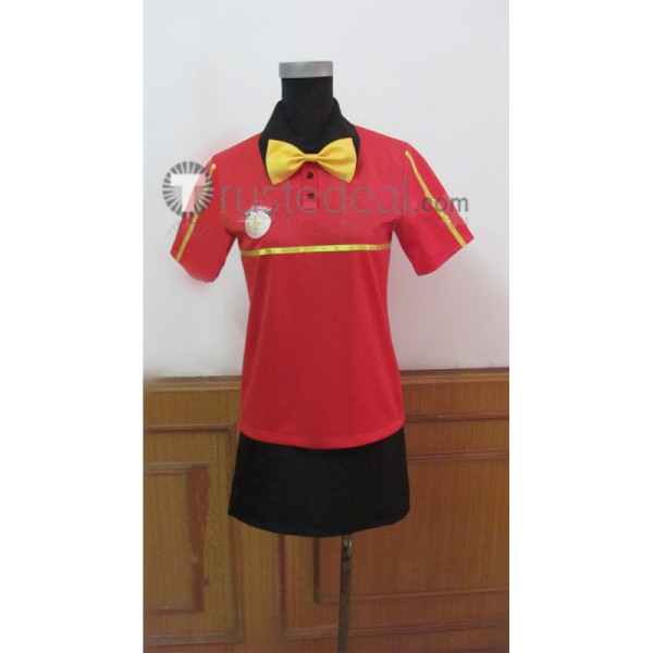 The Devil Is A Part Timer Sasaki Chiho MgRonald's Working Uniform Cosplay Costume