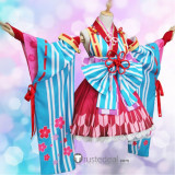 The Idolmaster Cinderella Girls Yoshino Yorita Kimono Cosplay Costume