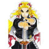 Demon Slayer Kimetsu no Yaiba Kyojuro Rengoku Gyutaro Susamaru Giyu Tomioka Zenitsu Genderbend Cosplay Wig