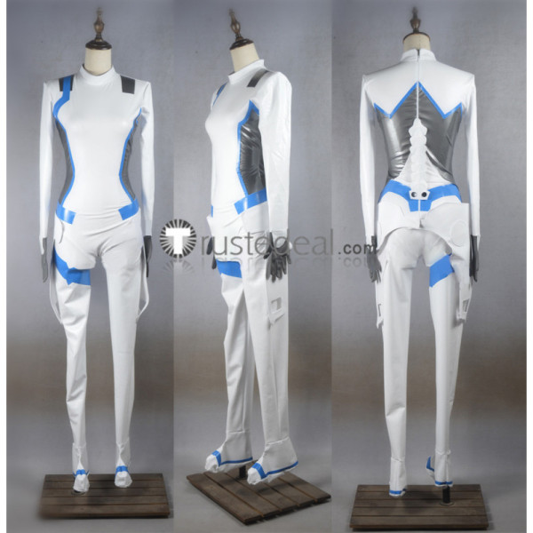 Darling in the Franxx Ichigo Code 015 Pilots Battle White Jumpsuit Bodysuit Cosplay Costume