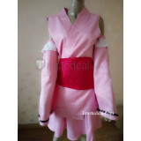 Vocaloid Miku Sakura Deluxe Version Pink Kimono Cosplay Costume