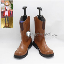 Pokemon Serena Brown Cosplay Boots Shoes