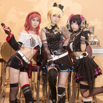 Love Live Bibi Rock Maki Nico Eli Cosplay Costumes