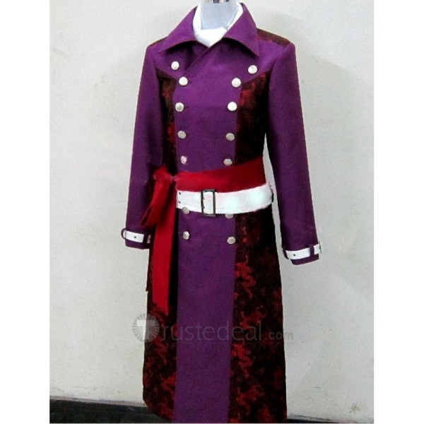 Hakuouki Chikage Kazama Purple Cosplay Costume