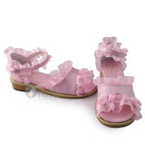 Open Toe Pink Trim Beautiful Girls Sandals