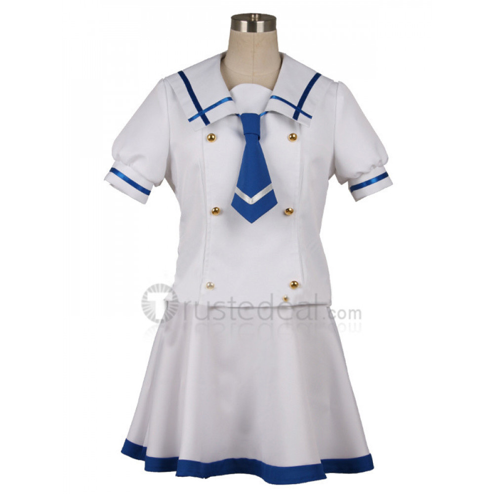 Is The Order A Rabbit Gochiusa Chino Kafu White School Uniform Cosplay 