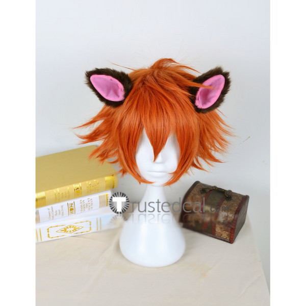 Zootopia Nick Wilde Red Fox Short Orange Cosplay Wig 2