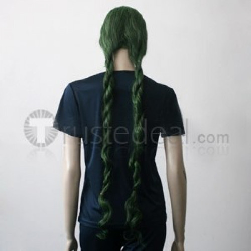 Code Geass Nina Einstein Dark Green Cosplay Wig