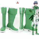 Binan Koukou Chikyuu Bouei Bu Love Battle Lover Epinard Atsushi Kinugawa Green Cosplay Boots Shoes