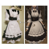 Final Fantasy XIV FF14 Miqo'te Housemaid Maid Dress Cosplay Costume