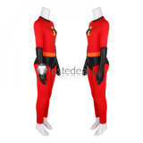 The Incredibles 2 Elastigirl Helen Parr Red Jumpsuit Cosplay Costume