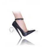 Patent Leather Upper High Heel Closed-toes Sexy Shoes(13309B)