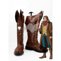 Castlevania Julius Belmont Brown Cosplay Shoes Boots