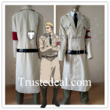 Attack on Titan Shingeki no Kyojin Final Season 4 Reiner Braun Zeke Yeager Marley Military Uniform Cosplay Costume