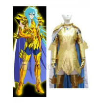 Saint Seiya Pisces Aphrodite Gold Cloths Cosplay Costume