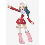 Pokemon Dawn Red Platinum Red Outfit Cosplay Costume