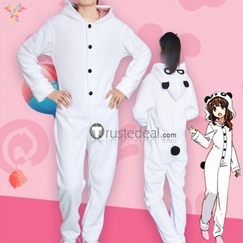 Rascal Does Not Dream of Bunny Girl Senpai Seishun Buta Yarou Kaede Azusagawa Panda Jumpsuit Cosplay Costume