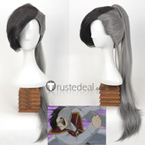 Fairy Tail Rogue Cheney Future Black Gray Cosplay Wig