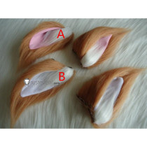 Sword Art Online Silica Brown Ears Tail Cosplay Accessories
