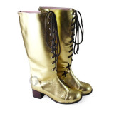Vocaloid Megurine Luka Gold Cosplay Boots Shoes
